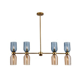 Azul 8 Light Island Linear Chandelier